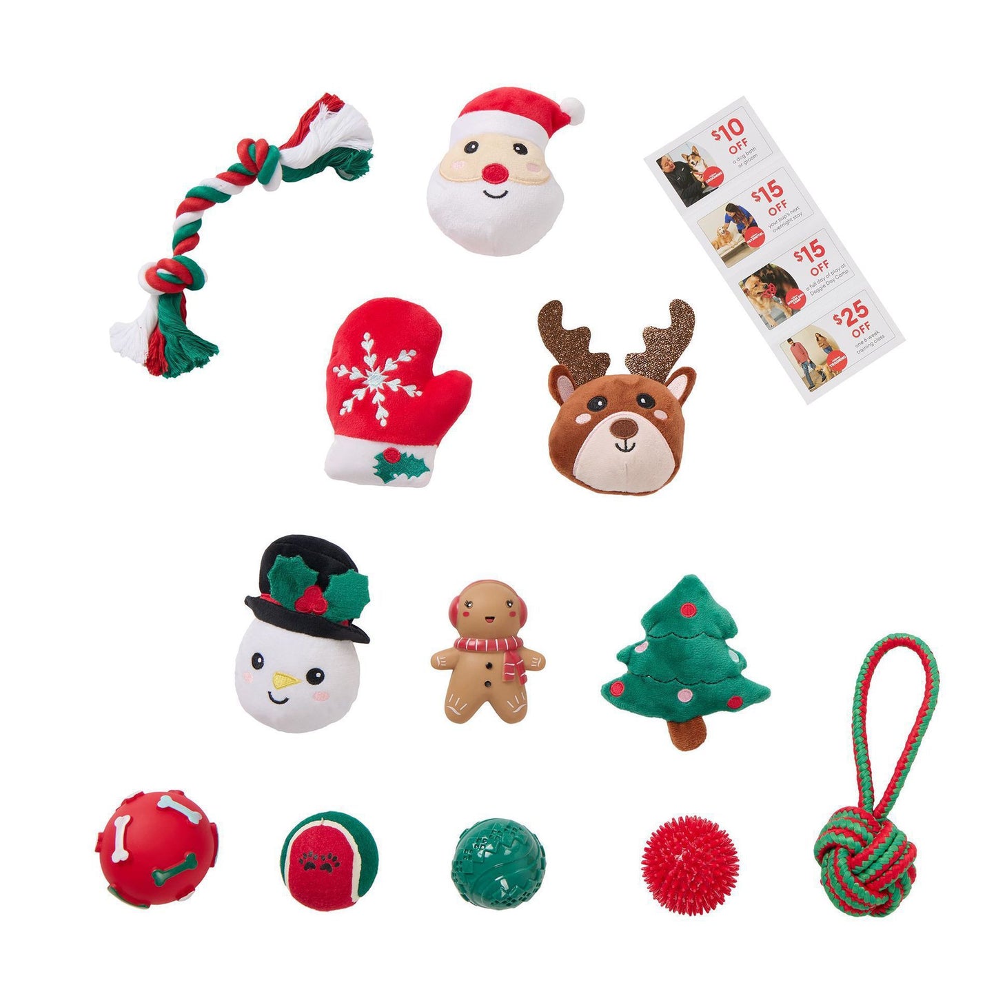 Calendrier de l'Avent Premium pour Chien â 12 Jouets de NoĂ«l Exclusifs