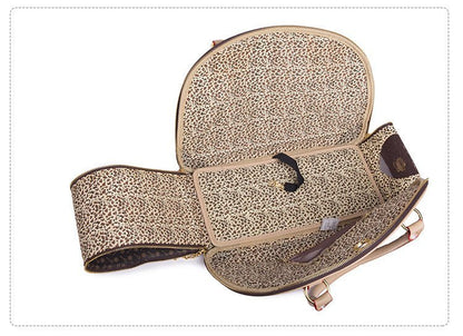 Sac de Transport Pet Fashion Luxe pour Petit Chien et Chat – Imperméable PU, Respirant & Design Élégant