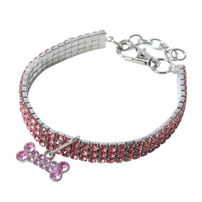 Collier pour Chien en Strass Scintillant
