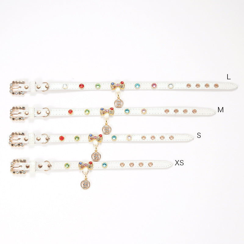 Collier Luxe 'Papillon Scintillant' pour Chat et Petit Chien