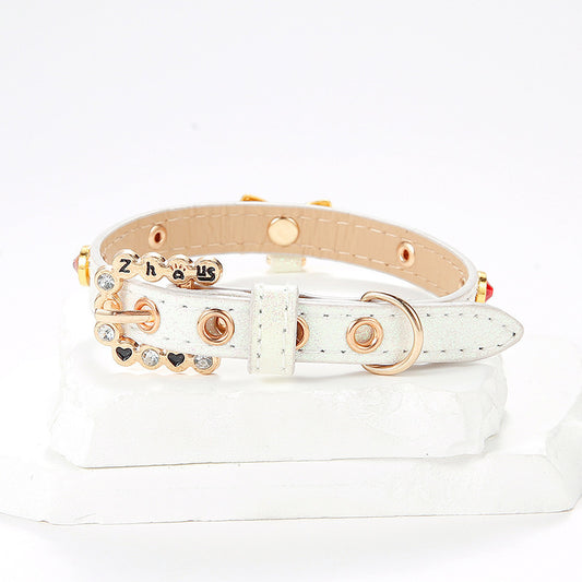 Collier Luxe 'Papillon Scintillant' pour Chat et Petit Chien