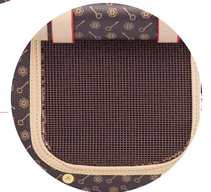 Sac de Transport Pet Fashion Luxe pour Petit Chien et Chat – Imperméable PU, Respirant & Design Élégant