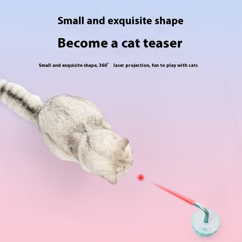 Jouet Laser Interactif pour Chat "Tumbler 360°" – Automatique & Anti-Ennui