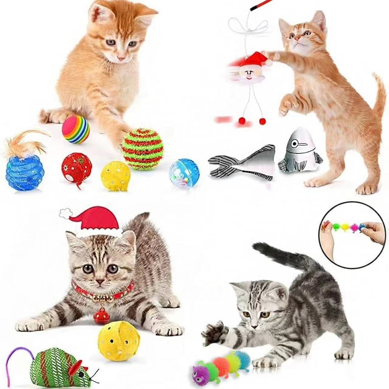 Calendrier de l'Avent pour Chat – 24 Jouets et Accessoires Exclusifs pour un Noël Félin