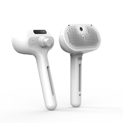Brosse de Toilettage Révolutionnaire 2-en-1 avec Brumisateur Intégré