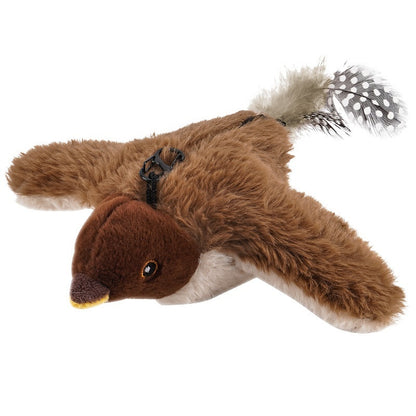 Jouet Électronique pour Chat – Oiseau Voleur et Chantant (Rechargeable USB)